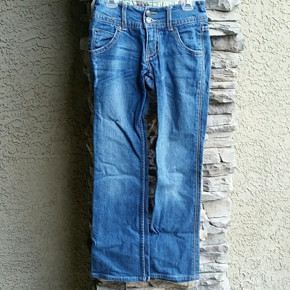 Girls Hudson Denim Blue Jean's Sz 26 Pants